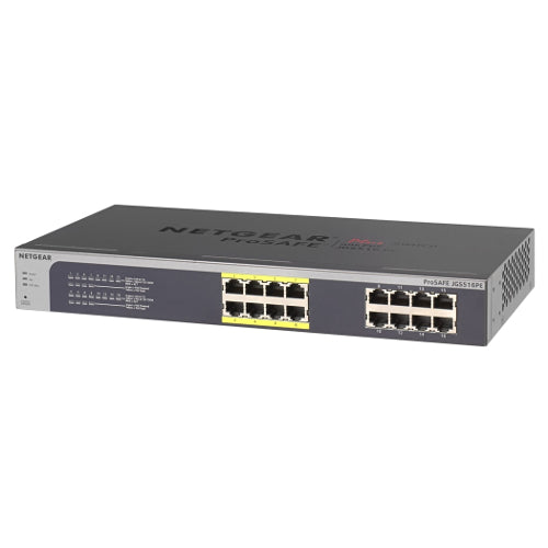 [NETJGS516PE100NAS] Netgear ProSafe JGS516PE-100NAS 16-Port Gigabit Ethernet Switch