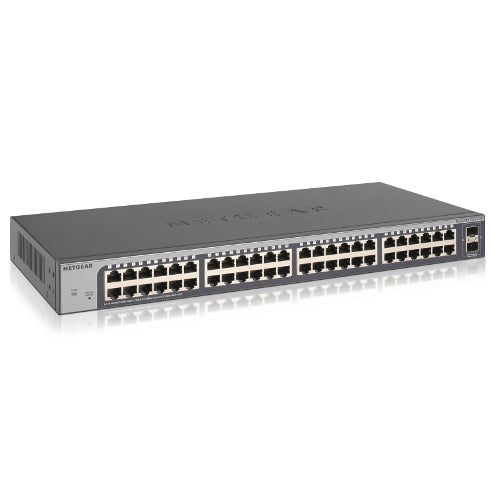 [NETGS750E100NAS] Netgear ProSafe GS750E-100NAS 48-Port Gigabit Smart Managed Plus Switch with 2 SFP Ports