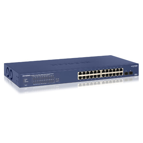 [NETGS724TP200NAS] Netgear GS724TP-200NAS 24-Port Gigabit Ethernet PoE+ Switch with 2 SFP Ports