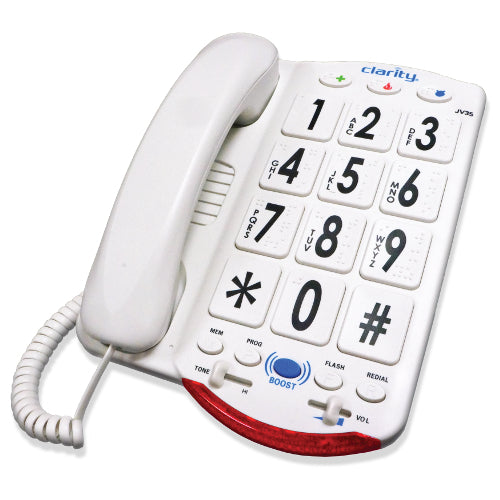 [CLA76557101] Clarity JV35W 76557.101 Amplified Telephone with Talk Back Numbers