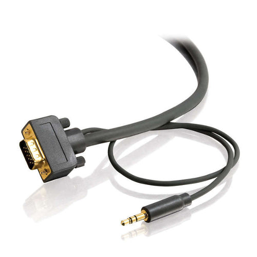 [C2G28251] C2G 28251 12ft Flexima VGA and 3.5mm Audio/Video Cable Male/Male