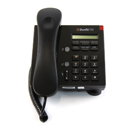 [STLIP115-BLK-REF] ShoreTel IP115 IP Phone (Black/Refurbished)