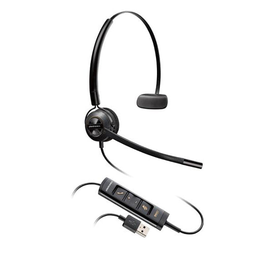 [PLT20347401] Plantronics 203474-01 HW545 Encore Pro USB Monaural Headset