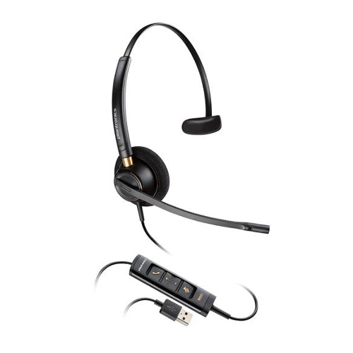 [PLT20344201] Plantronics 203442-01 HW515 Encore Pro USB Monaural Headset