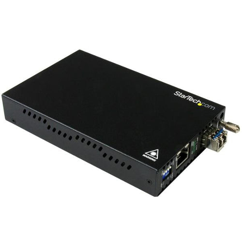 [STET91000SM20] StarTech ET91000SM20 12.4 mi. Gigabit Ethernet to Single-Mode LC Fiber Media Converter