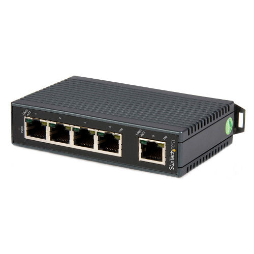 [STIES5102] StarTech IES5102 5-Port Industrial Ethernet Switch DIN Rail Mount