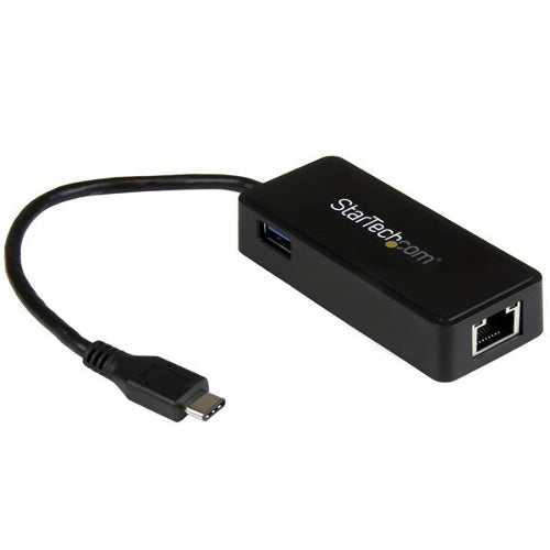 [STUS1GC301AU] StarTech US1GC301AU Gigabit Ethernet USB-C Network Adapter with USB Port