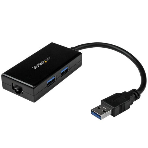 [STUSB31000S2H] StarTech USB31000S2H USB 3.0 Gigabit Ethernet Adapter with 2-Port USB Hub