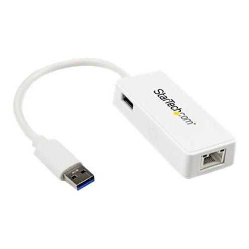 [STUSB31000SPTW] StarTech USB31000SPTW USB 3.0 Gigabit Ethernet Adapter with USB Port