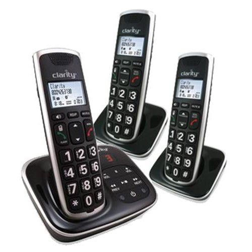 [CLABT914C2] Clarity BT914C2 59914.021 BT914 Bluetooth Amplified Cordless Phone With (2) BT914HS Extra Handsets