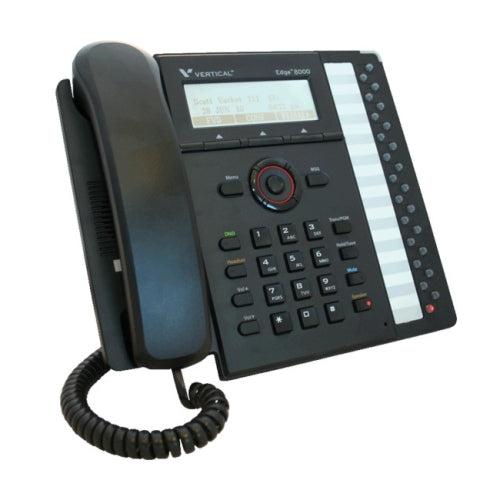 [VOD802400-REF] Vertical Vodavi 8024-00 SBX 24-Button IP Phone (Black/Refurbished)