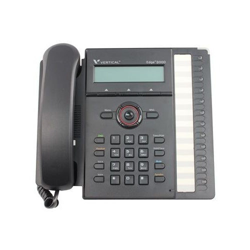 [VOD801200-BLK-REF] Vertical Vodavi 8012-00 SBX 12-Button IP Phone (Black/Refurbished)