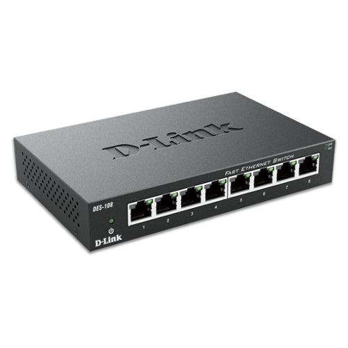 [DLKDES108] D-Link DES-108 8-Port Unmanaged Desktop Ethernet Switch