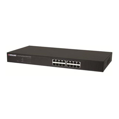 [ITL560771] Intellinet 560771 16-Port 10/100 Switch with 8-Ports POE+