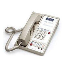 [TDXDIA65149-ASH] Teledex DIA65149 Diamond + S-5 Single Line Guestroom Telephone (Ash)