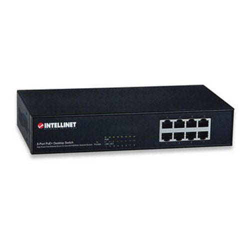 [ITL560764] Intellinet 560764 8-Port PoE 10/100 Desktop Switch