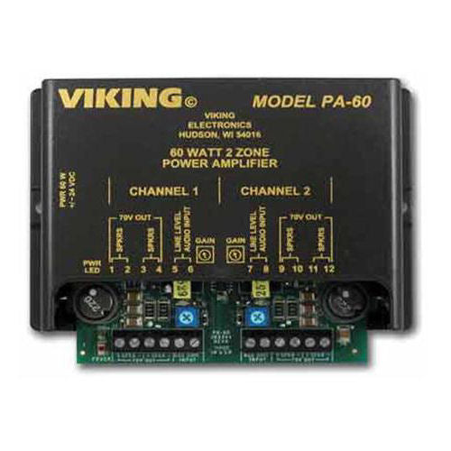 [VIKPA60] Viking PA-60 60W Compact Two Zone Amplifier