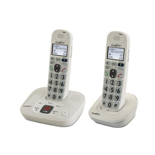 [CLAD712C] Clarity D712C 2-Handset Cordless Phone with Up to 30dB Amplification