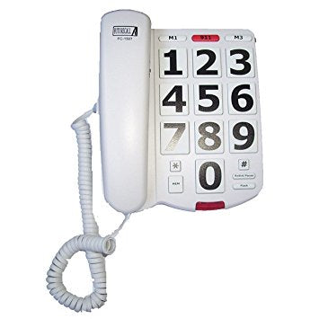 [FUT1507-WHT] Future Call 1507 40dB Big Button Phone (White)