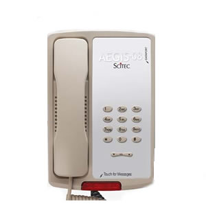 [SCIAEGIS-P08-ASH] Scitec Aegis P-08 Single Line Phone (Ash)