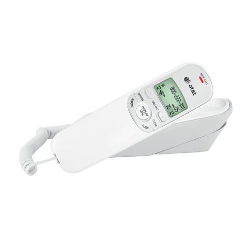 [ATTTR1909] AT&T TR1909 Trimline Phone with Caller ID and Call Waiting (White)