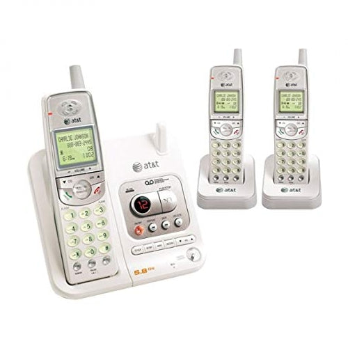 [ATTEL42308] AT&T EL42308 5.8GHz 3 Handset Phone System with ITAD