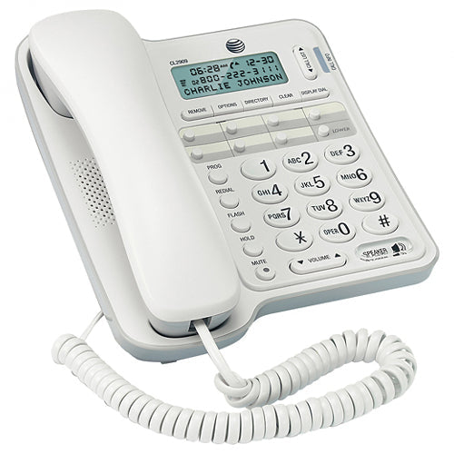 [ATT-CL2909] AT&T CL2909 Speakerphone with Caller ID & Call Waiting (White)