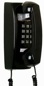 [SCIAEGIS2554B-BLK] Scitec 2554B Single-Line Wall Telephone (Black)