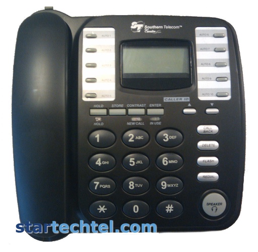 [STIDP650-BLK] Southern Telecom DP-650 Speaker Phone with Caller ID/Call Waiting (Black)