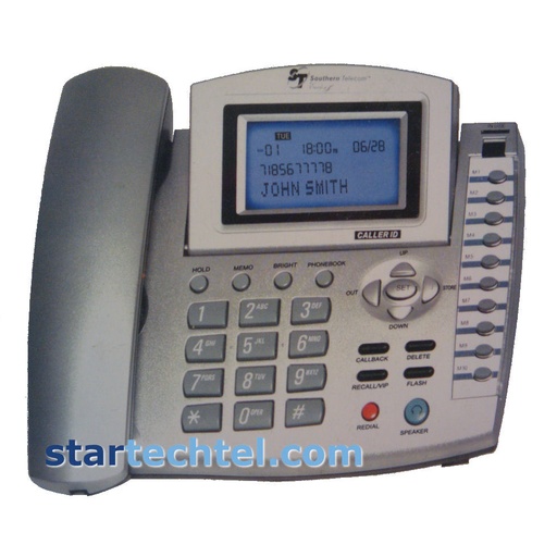 [STIDP651-SIL] Southern Telecom DP-651 Large Display Speaker Phone with Caller ID (Silver)