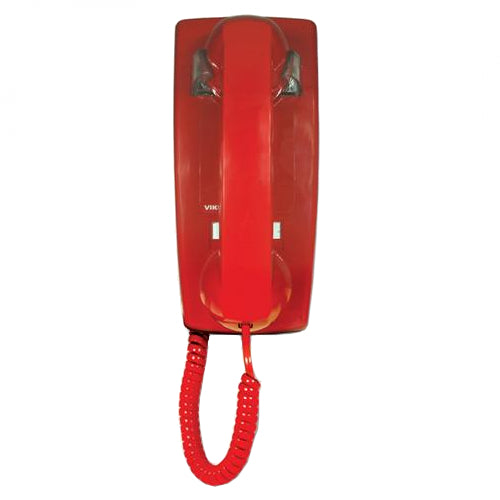 [VIKK1900W2-RED] Viking K-1900W-2 Hot Line Wall Phone (Red)