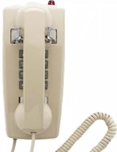 [SCI2554W-ASH] Scitec 2554W Single-Line Wall Phone (Ash)