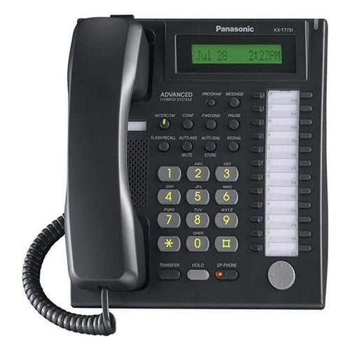 [PANKXT7731-BLK] Panasonic KX-T7731 Backlit Display Speaker Phone (Black)