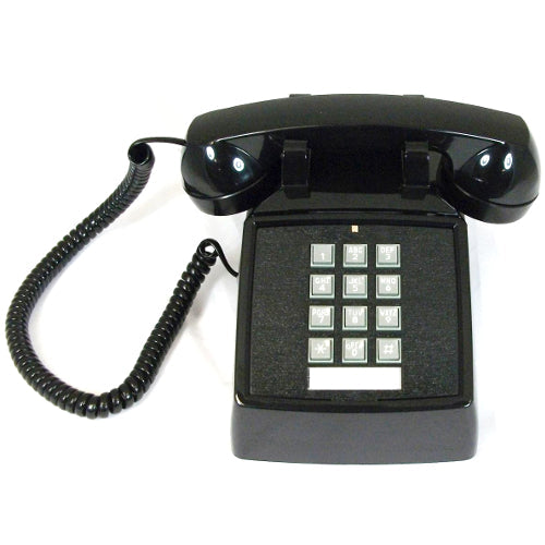 [COR250000VBA20M-BLK] Cortelco 250000-VBA-20M Traditional Basic Desk Phone (Black)